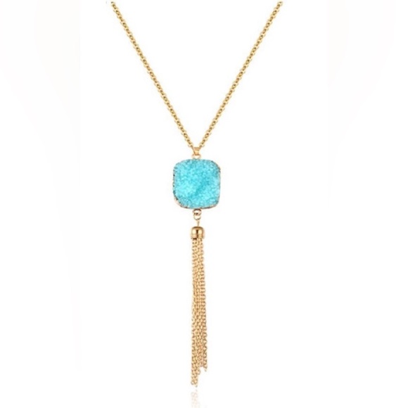 🔥LONG GOLD BOHEMIAN NECKLACE 🌻NWT🏷 - Picture 10 of 10